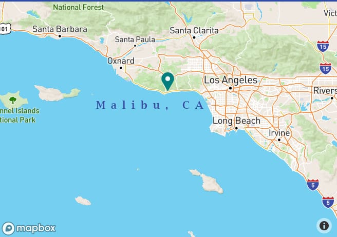 Malibu, California Map